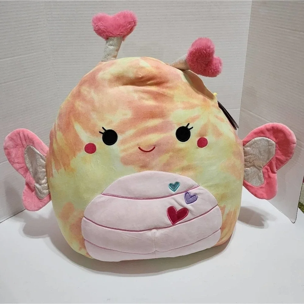 SQUISHMALLOWS Kellytoys Plush 16 Inch Balia the Butterfly Valentines Edition new